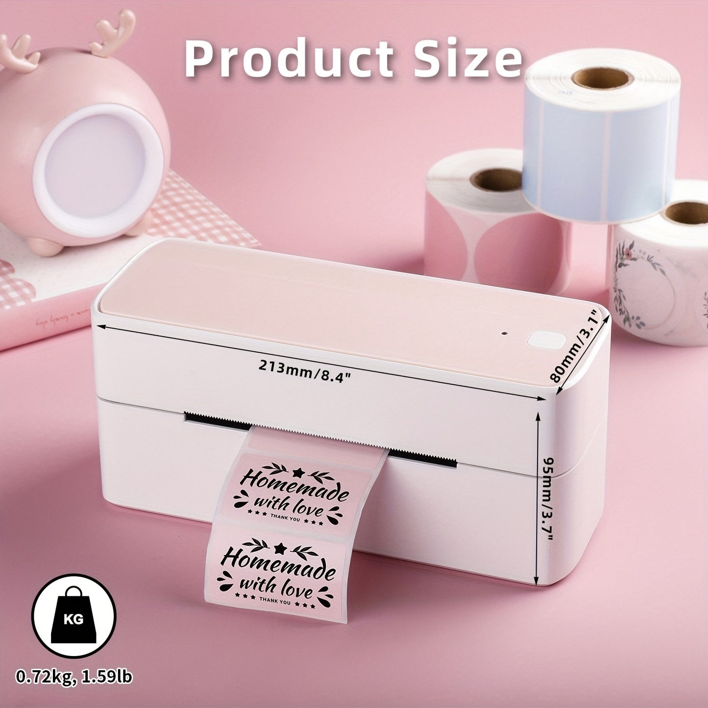Thermal Shipping Label Printer - Portable Thermal Label Printer for Shipping Packages - Thermal Shipping Label Printer Wireless Label Makers