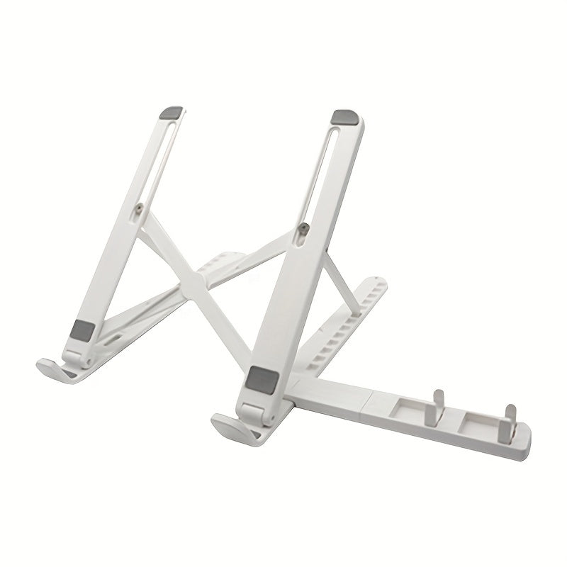 Laptop bracket Portable storage Lifting base bracket Hollow out heat dissipation 2-in-1 folding flat plate bracket