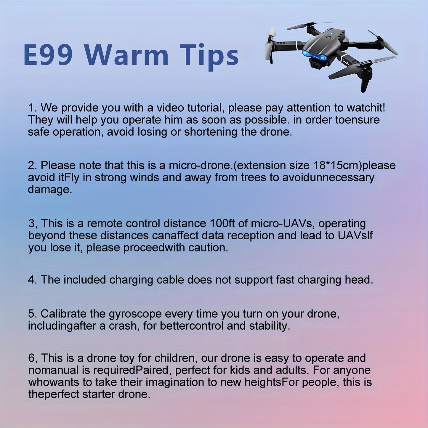 E99 Foldable Drone with Dual HD Cameras, 2.4GHz WiFi FPV Live Video Transmission, Remote Control Quadcopter for Beginners - Ideal Indoor & Outdoor Gift for Men, Indoor Flying | Modern Drone | Stable Flight Drone