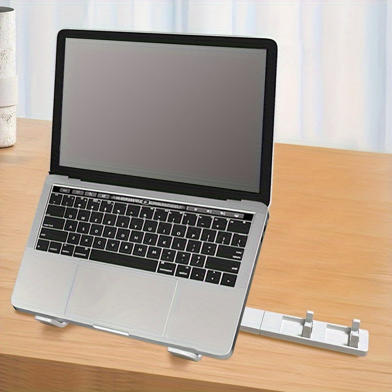 Laptop bracket Portable storage Lifting base bracket Hollow out heat dissipation 2-in-1 folding flat plate bracket