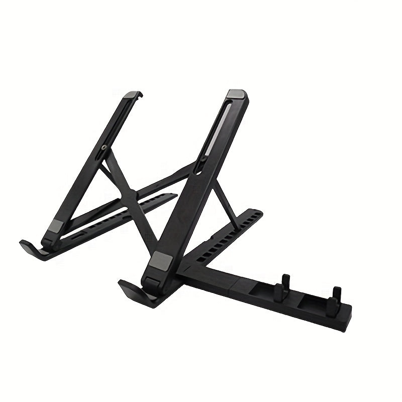 Laptop bracket Portable storage Lifting base bracket Hollow out heat dissipation 2-in-1 folding flat plate bracket