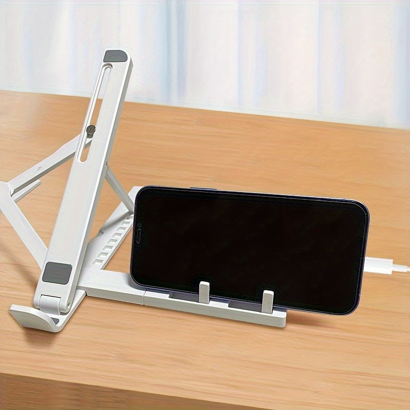 Laptop bracket Portable storage Lifting base bracket Hollow out heat dissipation 2-in-1 folding flat plate bracket